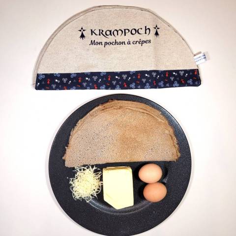 Krampoch® sac de conservation des crêpes bleu