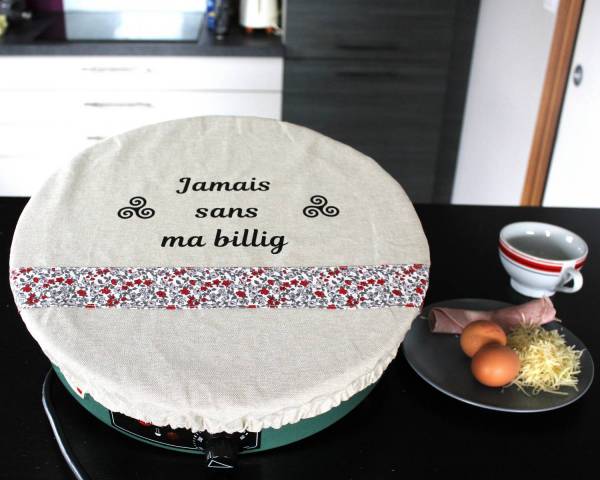 Protège billig XXL - housse pour crêpière inspiration Liberty