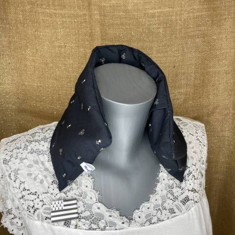 Bouillotte sèche cervicale noir triskel