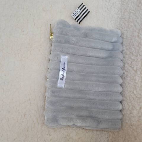 Pochette plate gris