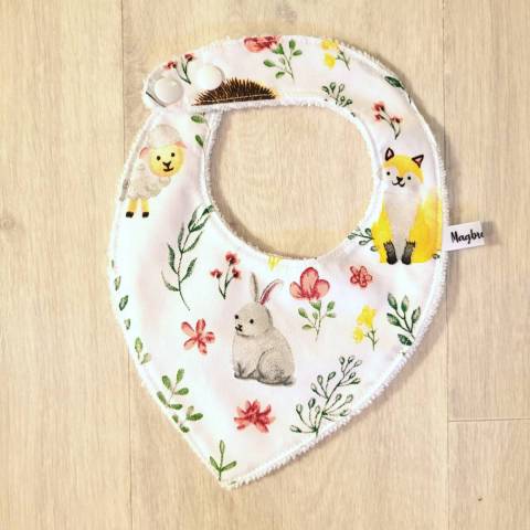 Bavoir Bandana pour Bb Mouton Cration Artisanale Bretonne