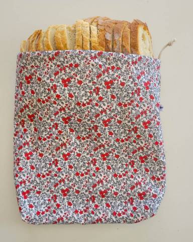 Sac  boule de pain doubl et rversible