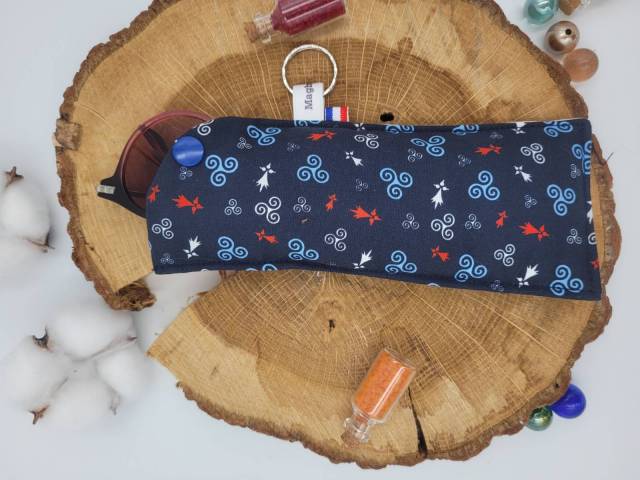 Etui � lunettes BZH bleu
