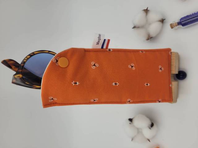 Etui � lunettes BZH orange